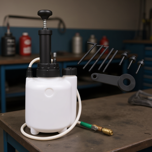 Bomba de llenado de aceite para transmisión manual, bomba de pistón de plástico de 3L con kit de adaptadores para transferencia de fluido ATF - Product Image 2