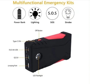 Портативное пусковое устройство высокой мощности 1500 А, 12 В, бустер для автомобильного аккумулятора, зарядное устройство для бензинового дизельного аккумулятора, пусковое устройство - Product Image 4