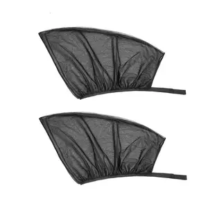 2022 Car Window Sunshades 2 Pieces Universal Breathable Mesh Side Car Window Sun Shade