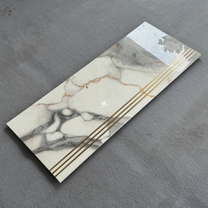 Carreaux <span class=keywords><strong>de</strong></span> sol antidérapants pour escaliers, design moderne <span class=keywords><strong>de</strong></span> Foshan, 470x1200, polis, antidérapants, plaqués or, blancs - Product Image 4