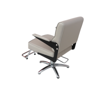 [ECCLIM]JACOB No.26 EC-005 Fauteuil de salon de coiffure en acier inoxydable, mobilier commercial, design moderne, léger et de qualité supérieure, idéal pour les voyages