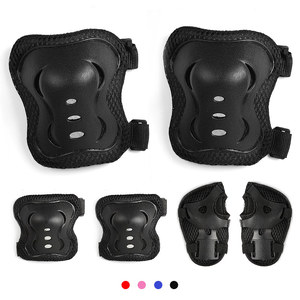 الطفل منصات الركبة وسادات الكوع الحرس المعصم 3 في 1 مجموعة تروس واقية ل متعددة الرياضة التزلج مضمنة الأسطوانة التزلج الدراجات - Product Image 4