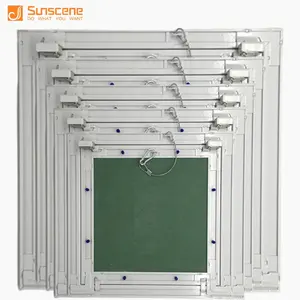 Gypsum Inspection Access Panel Cover Hidden Rrap Door Gypsum Board Plaster Board Flush Aluminium 60x60 DryWall Gypsum For Hotel