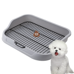 Easy Clean PP-Material Indoor-Hunde toilette 20L Ecke Pet Potty Park Wee Pee Pads Doggie Stand - Product Image 1