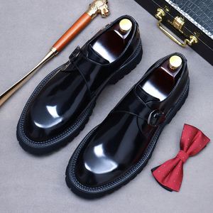 Botas de Tobillo Formales para Hombre, con Cierre de Cordones Oxford, Ligeras, Antideslizantes, Transpirables, para Otoño, con Suela Gruesa, Artesanía Británica - Product Image 2