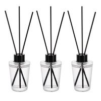 Bouteille vide personnalisée en gros de 100 ml et 200 ml pour diffuseur à bâtonnets, grand format, pour huile de parfum et arôme, avec bouchon à vis
