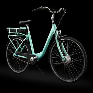 JOYKIE ebike फैक्टरी 7 गति 28 इंच 250w महिलाओं देवियों ebike बिजली के शहर साइकिल