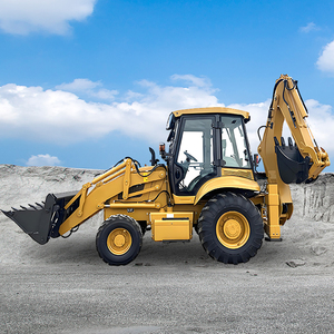 Produsen Mesin CE EPA 4X4 Backhoe <span class=keywords><strong>Loader</strong></span> Retroexcavadora China Wheel Front End Backhoe <span class=keywords><strong>Loader</strong></span> - Product Image 2