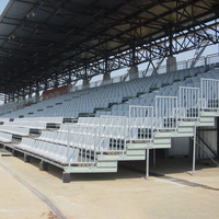 Le plastique fait sur commande d'intérieur de baseball préside les sièges mobiles de stade avec le support dorsal pour des sièges de stade de gradins
