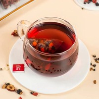 Tisane aux fleurs et fruits séchés de Ginseng, Mûre, Goji rouge et Jujube rouge, unisexe, contre la fatigue et la faiblesse, conditionnée individuellement