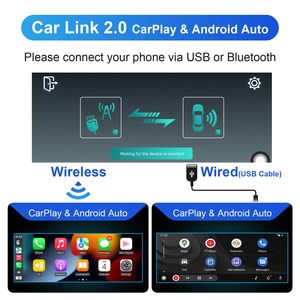 6.9 inch Android đài phát thanh xe 1din 2 gam + 32 gam không dây Carplay đài phát thanh với màn hình cảm ứng đài phát thanh xe Bluetooth GPS - Product Image 2