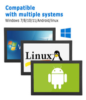 19 Zoll 1280*1024 Android 8.1 System 2+16 G LCD Bildschirm Anzeige 50000 Lebensdauer 390 Nits CTP industrieller Android-PC
