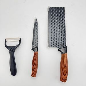 Ensemble de 6 couteaux de cuisine en acier inoxydable pour <span class=keywords><strong>hachoir</strong></span> à <span class=keywords><strong>viande</strong></span> et trancheuse, couteau à légumes et fruits, outil de cuisson moderne pour restaurant ou cadeau - Product Image 5
