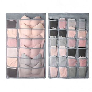 Bolsa de Almacenamiento de Ropa Plegable de Tela No Tejida 2022, Organizador de Ropa Interior para Sala de Estar, Calcetines, Sujetadores, Doble Cara, Antipolvo - Product Image 2