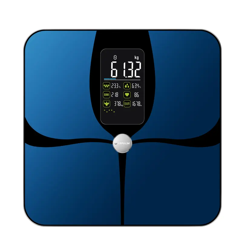 Lepulse F4Pro体重計スマート体脂肪および水分含有量テスト体重測定Bluetooth接続データ同期体脂肪計