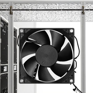 Ventilateur Ultra Silencieux 8020 PBT Certifié CE/RoHS 80x80x20mm Manchon/Roulement à Billes DC Débit Axial Sans Balais Boîtier PC Électrique Refroidisseur de CPU - Product Image 3