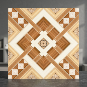Carreaux de sol en céramique émaillée effet porcelaine, aspect mat, design décoratif intérieur, 16x16 pouces, finition métallique numérique - Product Image 2