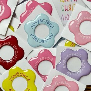 Pegatina de Cristal con Cúpula de Epoxi 3D Personalizada con Impresión UV, Pegatina Decorativa Impermeable para el Hogar para Niños - Product Image 1