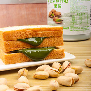 ซอสครีมพิสตาชิโอเขียวเจิ้งหรง ฮาลาล รับรองคุณภาพ รสหวาน 5% บริกซ์ รสชาติเยี่ยม บรรจุขวดพลาสติก 1 กก. สำหรับทำแยม เค้ก และของหวาน - Product Image 4