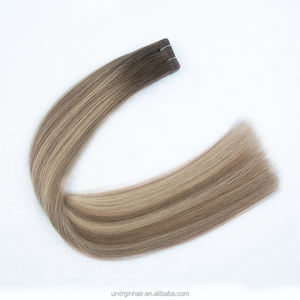 Extensions de cheveux à ruban Yuanzhen en gros, extensions de cheveux à ruban double trame Remy, 100% cheveux humains - Product Image 6