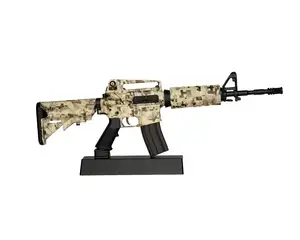 Rifle personalizado M4A1, Arma de aleación fundida de Metal, modelo de arma, Juguetes