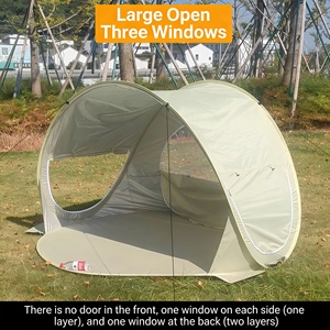 La <span class=keywords><strong>Tenda</strong></span> Pop-up Alpine Breeze Pronta all'Uso per Laghi e Riva di Fiumi con Circolazione Migliorata dell'Aria Fresca - Product Image 3