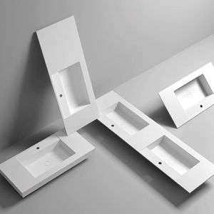 Baignoire autoportante écologique au design traditionnel en pierre artificielle avec jets de massage à air et hydromassage, longueur 1,6 m pour appartement - Product Image 1