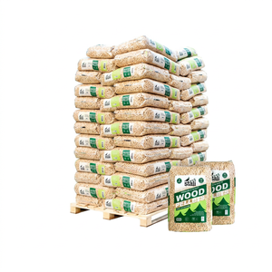 Granulés de bois au prix d'usine, meilleur prix, granulés de biomasse, granulés de bois de sapin 6 mm en sacs de 15 kg pour système de chauffage - Product Image 1