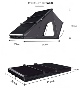 Carpa de Techo Rápida para Todo Clima, 1-3 Personas, Impermeable, de Poliéster con Marco de Aluminio, para Acampar al Aire Libre Durante Todo el Año, PL-RT-21, Resistente - Product Image 6