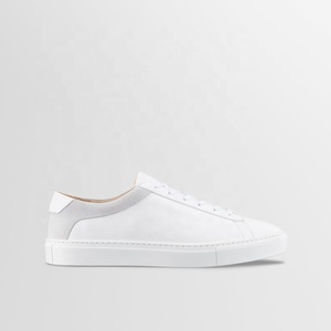 SMD logotipo personalizado plana pu superior cómodo zapatos casuales de los hombres al por mayor - Product Image 1