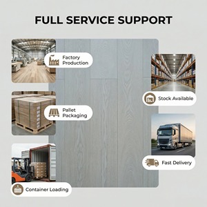 Pavimento in Legno Ingegnerizzato Multistrato Antiscivolo a Spina di Pesce in Rovere Bianco e Frassino, Stabile, per Soggiorno, con Sistema Click Lock, Direttamente dalla Fabbrica Cinese - Product Image 3