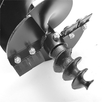 Puits de profondeur robuste Pelle à 3 points Excavatrice universelle Offset Scissor Action Drill Terre Tarière Post Hole Digger pour le creusement du sol