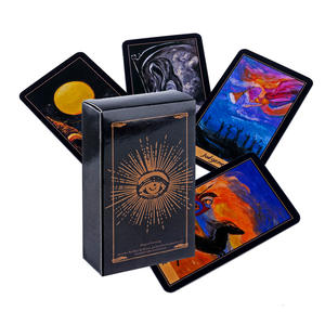 Kartu <span class=keywords><strong>Tarot</strong></span> Oracle Print Deck Permainan Papan Ramalan Kartu <span class=keywords><strong>Tarot</strong></span> Dengan Kotak Buku Panduan - Product Image 1