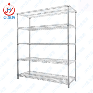 Đóng Băng kho 5 Tier Kệ tiết kiệm không gian giá 250kgs lưu trữ kệ đơn vị Chrome dây kim loại kệ hiển thị lưu trữ giá - Product Image 1