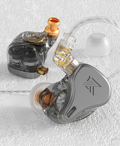KZ X HBB 3DD DQ6S Dynamic Earbuds Wired HiFi Professional <strong>Stage</strong> <strong>Earphone</strong> Silver Plated 3.5mm Interface Private Mold Upgrade - Product Image 6