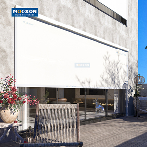 Tende Motorizzate in Alluminio Mooxon Tenda a Rullo Retrattile Oscurante Sistema di Controllo Elettrico Tende a Rullo da Esterno Parasole - Product Image 2