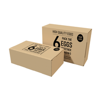 Boîte alimentaire en carton imprimé de haute qualité, carton d'expédition, boîte d'emballage pour œufs