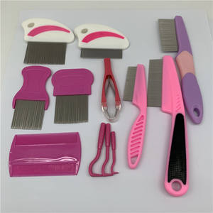 NEW variopinta di plastica in acciaio inox Pet dog <span class=keywords><strong>cat</strong></span> tick remover pet pulce di rimozione tick pettine cane pidocchi pettine - Product Image 2