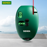 Niveau laser portable Senda Red Cross-Line Mini avec pile bouton (CR2032) pour la rénovation