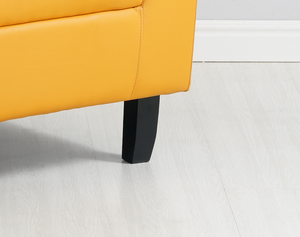 Ucuz lüks kol dayama deri yemek sandalyeleri boyama ahşap bacak yemek odası sandalyeleri - Product Image 6