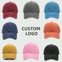 Casquette de baseball promotionnelle en denim délavé avec broderie 3D gonflée personnalisée en microfibre pour la chasse, les voyages et les activités décontractées en extérieur