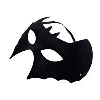 Masque de Batman pour homme, style All Saints, pour fête, film d'animation, demi-visage, yeux de chauve-souris