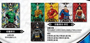 YYing KakaWawa AURA <span class=keywords><strong>DC</strong></span> Blaster Versión Tarjeta Flash Superhéroes y Chicas Anime Store Live Room Colección de Tarjetas de Películas para Niños - Product Image 6