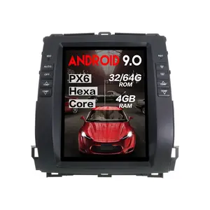 Per Toyota Land Cruiser Prado 120 2002-2009 Tesla Android 9.0 di Navigazione GPS Per Auto Unità di Testa Stereo Multimedia Player auto Radio