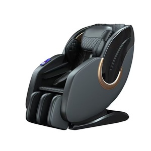 Commercial Massage Chair Full Body SL Rail 4D Robotic Hand Zero Gravity Grey Plug-In One-Piece Molding - Product Image 1