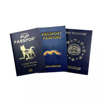 Services d'impression personnalisés de livrets de passeport pour animaux de compagnie avec informations personnelles
