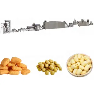 Cheese Puffs Complete Corn Puff Production Line Machines Puffed Corn Snacks Making Machine Produce In China