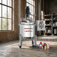 Équipement de mélange industriel, cuve de mélange avec agitateur, machine de fabrication de détergent, équipement de mélange de savon liquide et de cosmétiques en acier inoxydable 304 316