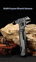 Survie en plein air Camping Pince Multifonctionnelle Multitool Griffe Marteau En Acier Inoxydable Outil De Pêche Chasse Randonnée