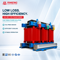 Transformateur à bobinage en cuivre de type sec YIMENG 500kVA 1000kVA 1600kVA triphasé personnalisé